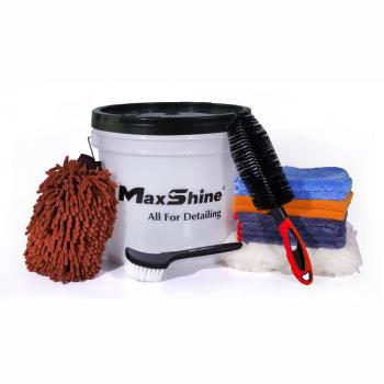 Combo bộ dụng cụ rửa xe 11 món Maxshine Detailing Bucket Kit (3.5 Gallon, Deluxe Plus Kit) MSB10