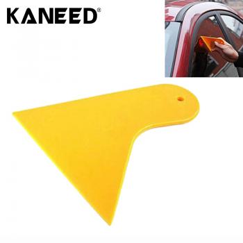 Dụng cụ hỗ trợ vuốt decal, nhấn decal vô góc có tay cầm - hình tam giác màu vàng