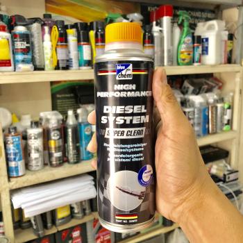 Vệ sinh làm sạch hệ thông nhiên liệu dầu Bluechem Diesel System Super Clean 350ml