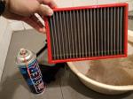 Bộ vệ sinh và bảo dưỡng lọc gió LUBE71 Filter Cleaning Spray 600ml & Liqui Moly Motorbike Foam Filter Oil (Spray) 400ml
