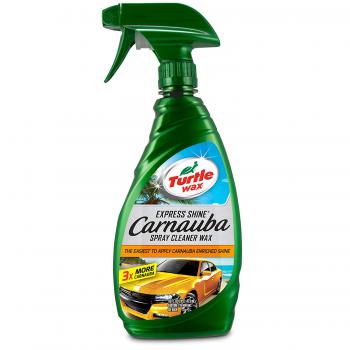 Xịt bóng sơn nhanh cho xe sơn bóng Turtle Express Shine Wax Carnauba Cleaner Wax 473ml