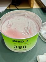 Bột - bả matit trám trét kim loại - nhựa đa dụng Polyester Putty Yako 380 Plus 1kg