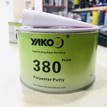 Bột - bả matit trám trét kim loại - nhựa đa dụng Polyester Putty Yako 380 Plus 1kg 