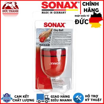 Phớt đất sét tẩy bụi sơn 3in - 75mm kèm dụng cụ cầm tay tiện dụng Sonax Clay Ball 419700
