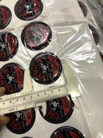 Bộ 6 logo decal đổ nhựa cao cấp Chemical Guys quy cách tròn 50mm