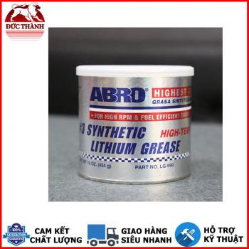 Mỡ Bò Xanh Bôi Trơn Tổng Hợp Chịu Nhiệt Đến 288 độ C Abro Synthetic Lithium Grease LG-990 454g