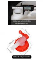 VÒI, NẮP CHIẾT DUNG DỊCH DÙNG CHO CAN CÓ ĐƯỜNG KÍNH MIỆNG CAN 53-60MM SONAX, KOCH CHEMIE 5L-25L