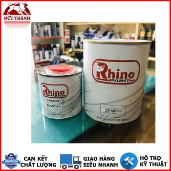 Sơn 2K mờ 50 loại 2 thành phần cao cấp, kháng UV độ bề cao Rhino Paint 1.25kg