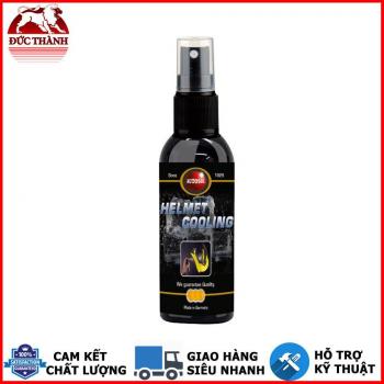 Chai xịt tạo cảm giác dể chịu và mát mẻ khi đội nón bảo hiểm lâu/thời tiết nóng Autosol Helmet Cooling 50ml