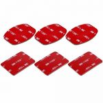 Bộ 6 Miếng keo dán chân đế máy quay GoPro Flat & Curved Adhesive Mounts (cắt sẵn theo hình)