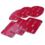 Bộ 6 Miếng keo dán chân đế máy quay GoPro Flat & Curved Adhesive Mounts (cắt sẵn theo hình)