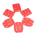 Bộ 6 Miếng keo dán chân đế máy quay GoPro Flat & Curved Adhesive Mounts (cắt sẵn theo hình)