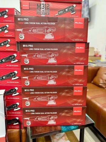 Máy đánh bóng DA lệch tâm đa cấp chuyên dụng MaxShine M15 Pro dùng đế 5in 1000W