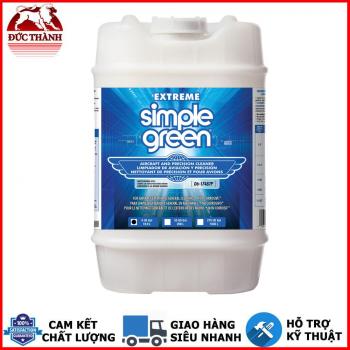 Dung dịch tẩy rửa dầu mỡ lốc máy, đầu bò, các chi tiết làm sáng nhôm kim loại Simple Green Extreme 18.9L