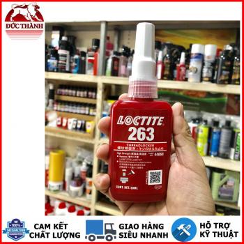 KEO DÁN KHÓA REN MÀU ĐỎ LOCTITE 263 HIGH STRENGTH THREADLOCKER 50ML HÀNG REPLICA TRUNG QUỐC