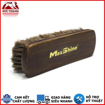 Bàn chải vệ sinh đa năng lông ngựa cao cấp Maxshine Horse Hair Brush 7033007 17x5,5cm 