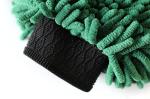 Găng tay rửa xe siêu mềm màu XANH sợi Microfiber giữ bọt MaxShine Crazy Micro-Chenille Wash Mitt 24x17cm 1120003G