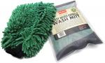 Găng tay rửa xe siêu mềm màu XANH sợi Microfiber giữ bọt MaxShine Crazy Micro-Chenille Wash Mitt 24x17cm 1120003G