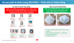 Khẩu trang chống bụi và kháng khuẩn đạt chuẩn KF94 3M 9013 (tặng kèm móc choàng đầu không đau tai) Trắng/Đen