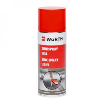 Sơn Mạ Kẽm Chống Rỉ Chịu Nhiệt Độ Cao Màu Sáng Wurth Zinc Spray 400ml