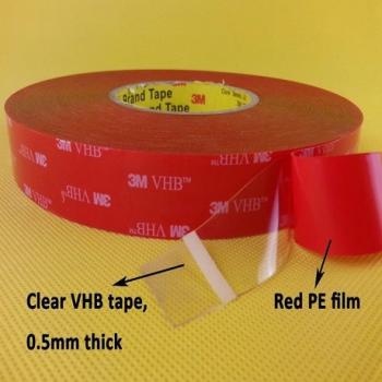 Băng keo 2 mặt 3M VHB 4905 trong suốt 20mmx11m Cuộn nhỏ