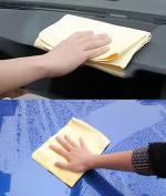 Khăn Da Cừu Tổng Hợp Lau Khô Bề Mặt Siêu Thấm Hút Nước ABRO CHAMOIS CLOTH CH-555 43cm x 68cm