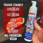 Chai xịt vệ sinh làm sạch vải nỉ và khử mùi dạng bọt Sonax Extreme Polster+ Alcantara Reiniger 206141 250ml