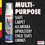 Chai xịt vệ sinh làm sạch vải nỉ và khử mùi dạng bọt Sonax Extreme Polster+ Alcantara Reiniger 206141 250ml