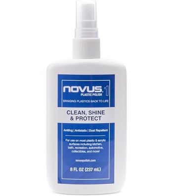Novus® #1 Plastic Polish & Cleaners, 8 oz - Làm sạch, Đánh bóng, Bảo vệ trên vật liệu acrylic