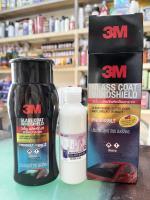 Combo Tẩy Ố Kính và Dung Dịch Phủ Chống Bám Nước Cho Bề Mặt Kính Ô Tô Đến Từ Mỹ 3M