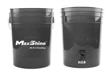 Xô Rửa Xe Maxshine Đen Trong Suốt Không Nắp 20L MSB002-Black