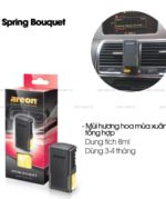 NƯỚC HOA AREON KẸP CỬA GIÓ XE Ô TÔ HƯƠNG SPRING BOUQUET (HOA ANH ĐÀO) ACP09 8ML