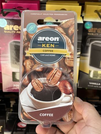 SÁP THƠM XE Ô TÔ AREON HƯƠNG COFFEE CÀ PHÊ (TỈNH TÁO) AKB09 30G