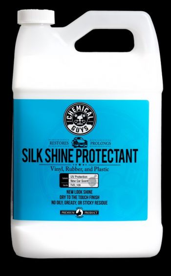 Phục hồi tạo độ mới cho cao su, nỉ, nhựa, taplo Chemical Guys Silk Shine Sprayable Dressing Can 3.78L