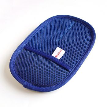 Găng tay rửa xe sợi tổng hợp siêu mềm, tiện dụng dể thao tác loại tốt xanh dương