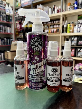 Khử mùi nội thất Chemical Guys hương Nho Purple Stuff Grape Soda Scent Chai Nhỏ 100ml