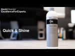 DUNG DỊCH WAX DẠNG XỊT, TẠO ĐỘ BÓNG TRÊN BỀ MẶT SƠN XE KOCH CHEMIE QUICK & SHINE QS 1 LÍT