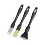 BỘ 3 CỌ VỆ SINH ĐA DỤNG 3 CHẤT LIỆU KHÁC NHAU CÁN NHỰA CAO SU DÙNG VỆ SINH CÁC CHI TIẾT TRÊN XE MÁY VÀ Ô TÔ