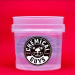 Xô Chemical Guys Trong Suốt 16 Lít Cao Cấp Màu Xám, Trong, Xanh Dương