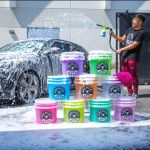 Xô Chemical Guys Trong Suốt 16 Lít Cao Cấp Màu Xám, Trong, Xanh Dương