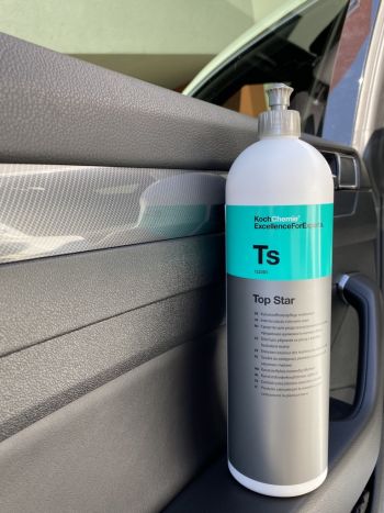DUNG DỊCH DƯỠNG NHỰA NỘI VÀ NGOẠI THẤT Ô TÔ CHUYÊN DỤNG KOCH CHEMIE TOP STAR 1L