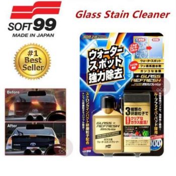 DUNG DỊCH TẨY Ố KÍNH, TẨY NANO KÍNH XE ÔTÔ SOFT99 GLASS STAIN CLEANER G-73 80ML