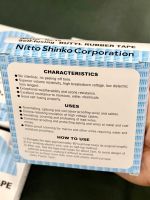 Băng keo điện NITTO SHINKO No.15 chống nước 25mmx10m dày 0.5mm