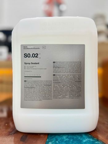 DUNG DỊCH WAX DẠNG XỊT TẠO ĐỘ BÓNG CHO BỀ MẶT SƠN CAO CẤP KOCH CHEMIE SPRAY SEALANT S0.02 SS02 CAN 5L