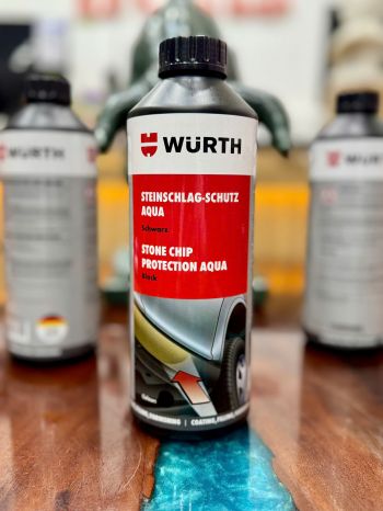 Phủ gầm đen gốc Nước Wurth Stone Chip Protection Aqua Black 1L