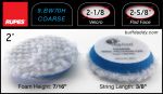 PHỚT LÔNG CỪU 2IN BƯỚC 1 - BƯỚC 2 MÀU XANH/VÀNG RUPES 9.BW70H/9.BW70M 50MM-65MM