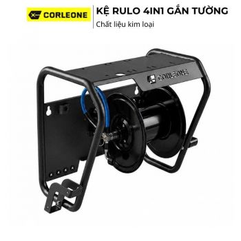 KỆ SẮT CORLEONE 4TRONG1 treo tường + RULO RX30 dùng để máy rửa xe chịu lưc 100kg