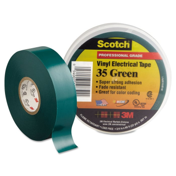 3M 35 19mmx20.1m - Băng keo điện (Xanh Lá - Green)
