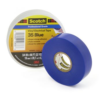 3M 35 19mmx20.1m - Băng keo điện (Xanh Blue)