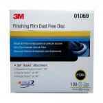 Nhám đĩa cao cấp hoàn thiện bề mặt 3M Gold Finishing Film Disc P1000 hộp 100 tờ